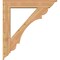 Ekena Millwork Olympic Traditional Smooth Bracket w/ Offset Brace, Western Red Cedar, 7 1/2"W x 40"D x 44"H BKT0806X40X44OLY01SWR - alternate 2